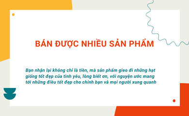 Bán được nhiều sản phẩm hơn