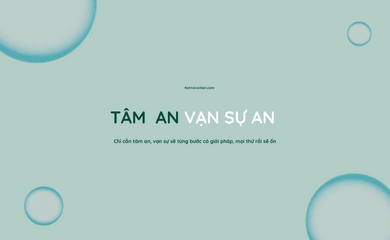 Tâm an vạn sự an