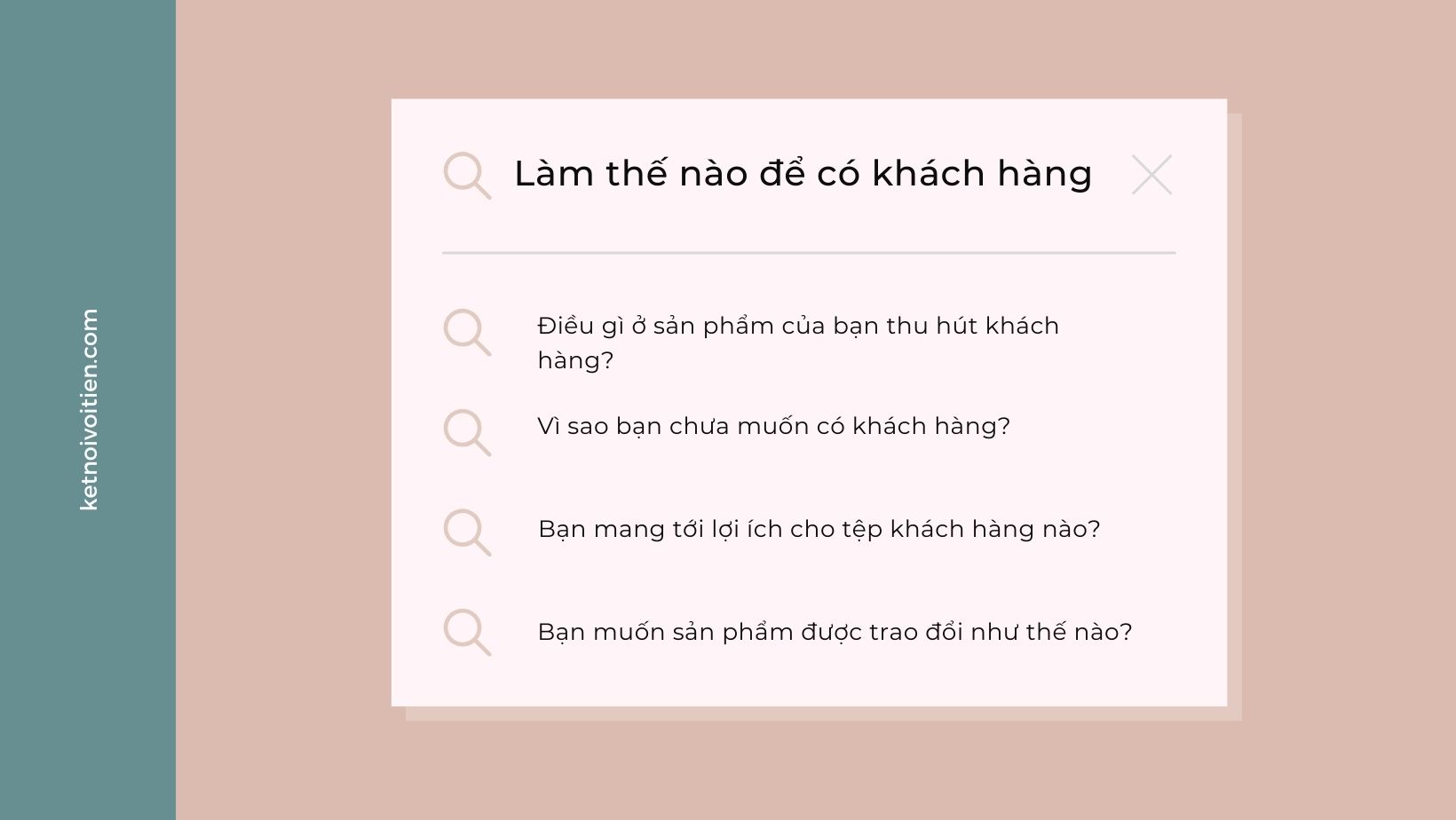 Làm thế nào để có khách hàng?